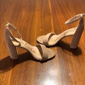 Sam Eldelman Yaro Oatmeal Suede pumps